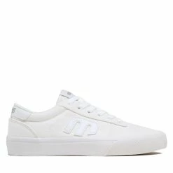 Damen Halbschuhe Sneakers Aus Stoff Etnies - Calli-Vulc W's 4201000129 White/White/Gum 105
