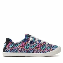 Damen Halbschuhe Sneakers Aus Stoff Skechers - Down With Love 113616/BLMT Blue/Multi