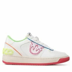 Damen Halbschuhe Sneakers Pinko - Bondy Sneaker. PE 23 BLKS1 100901 A0WG Bianco/Fux ZW5